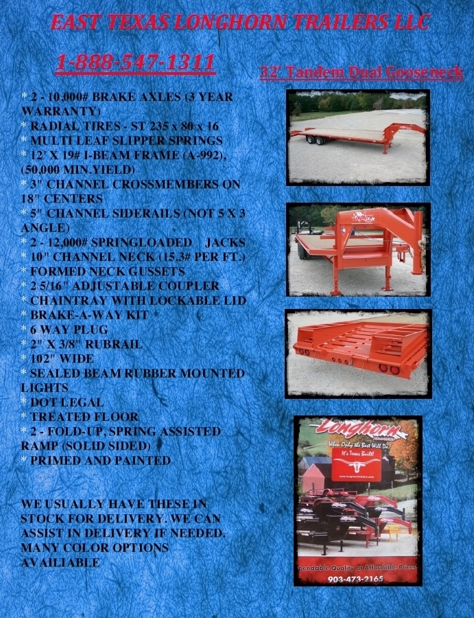 2025 GOOSENECK Gooseneck in Emory, TX