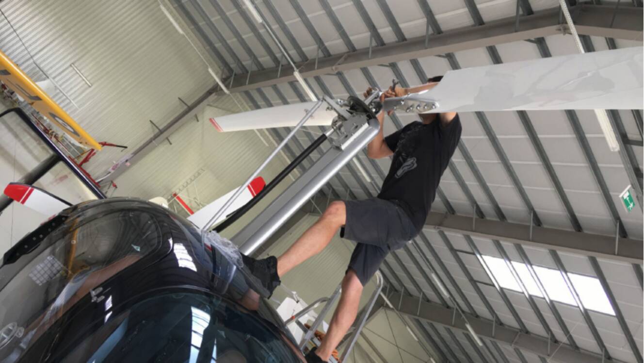 A photo of this 2026 Rotorblades Helicopter and gyroplane