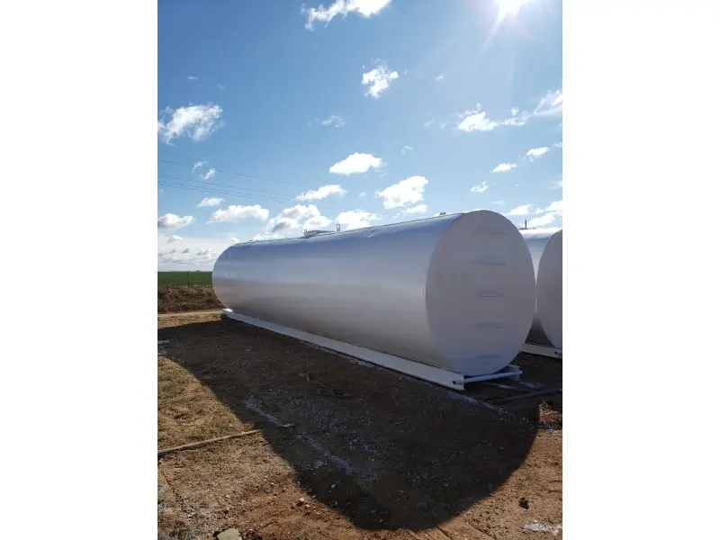 CUSTOM BUILT 12,000 gallon Refurbished Single wall tank