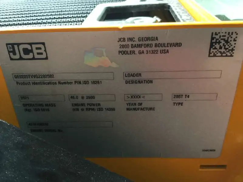 2016 JCB 205T