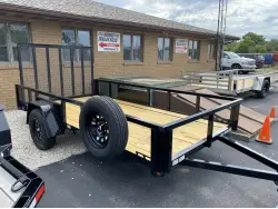 2026 QUALITY STEEL AND ALUMINUM PRODUCTS 74 X 12 SINGLE 3500 POUND AXKE UTILITY SPARE TIRE