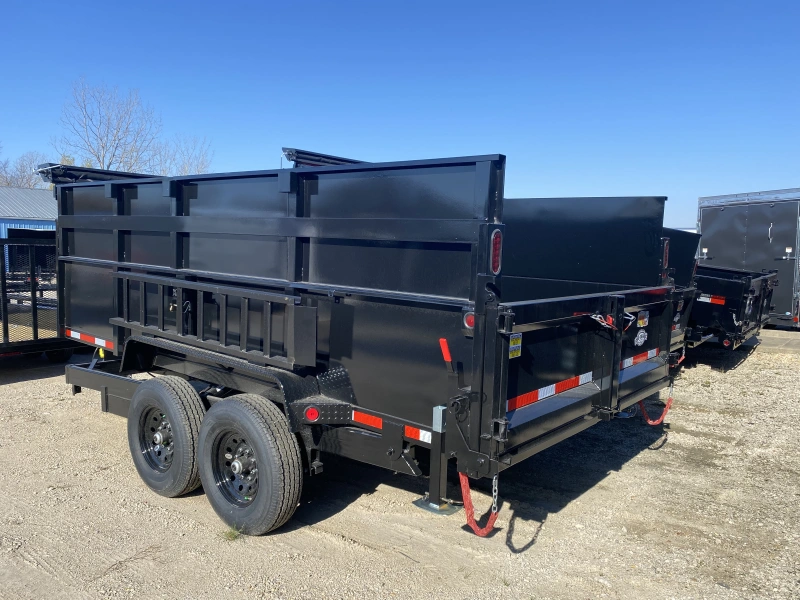 2026 QUALITY STEEL AND ALUMINUM PRODUCTS 8314D 83 X 14 14000 GVWR DUMP TRAILER 4' SIDES