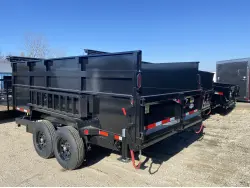 2026 QUALITY STEEL AND ALUMINUM PRODUCTS 8314D 83 X 14 14000 GVWR DUMP TRAILER 4' SIDES