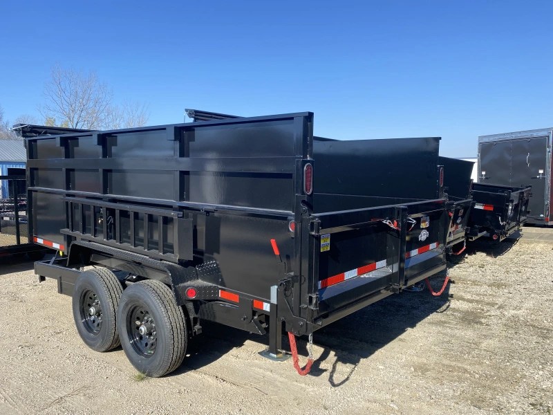 2026 QUALITY STEEL AND ALUMINUM PRODUCTS 8314D 83 X 14 14000 GVWR DUMP TRAILER 4' SIDES
