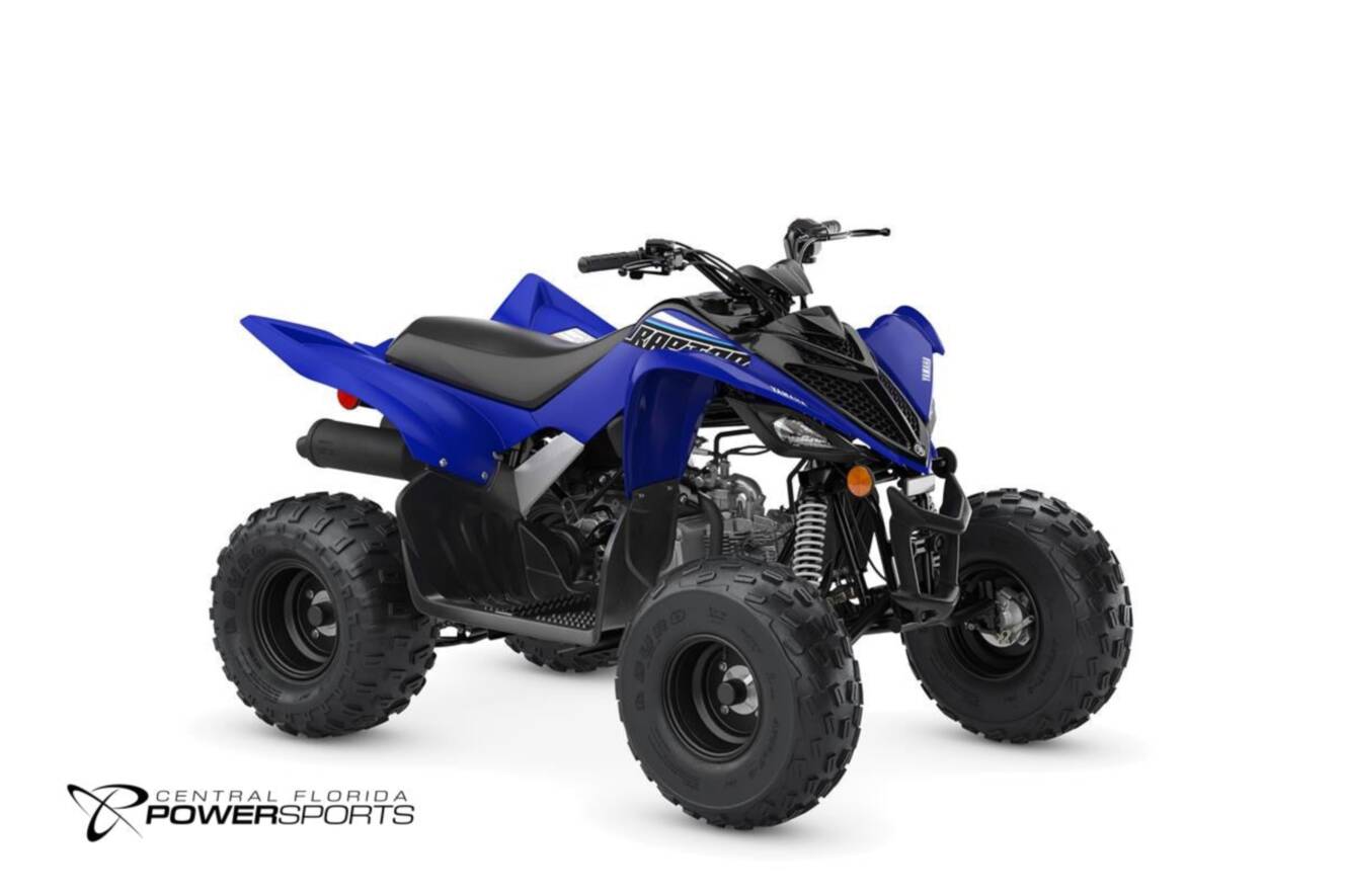 A photo of this 2022 Yamaha Raptor 90