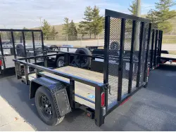 2026 QUALITY STEEL AND ALUMINUM PRODUCTS 5x8 UTILITY SPARE POWDER COATED LED LIGHTS 15" RADIALS