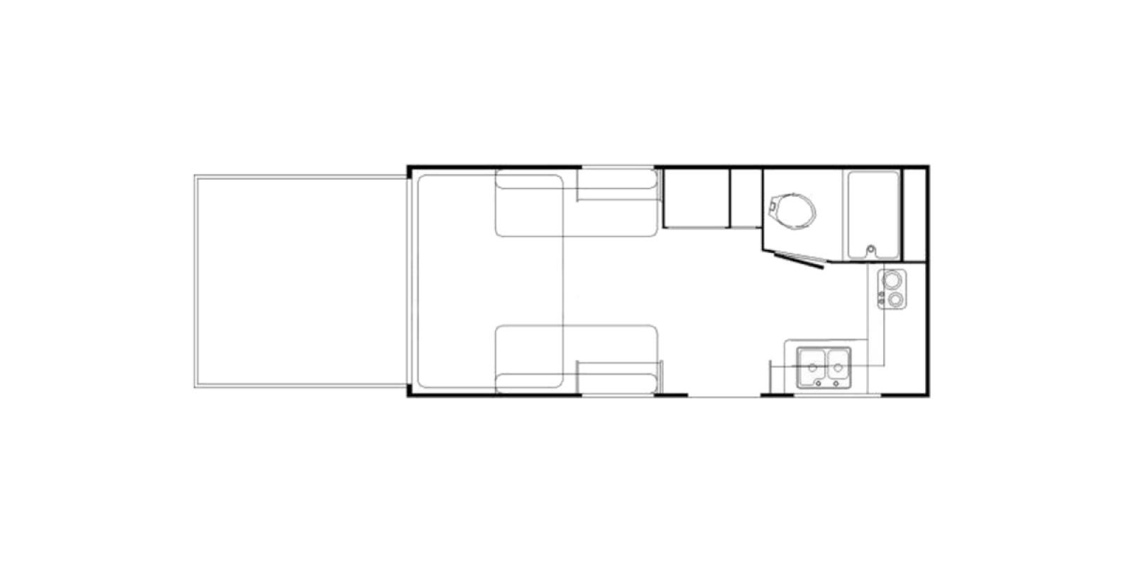A photo of this 2022 Chinook Rv RPM 18FKLE