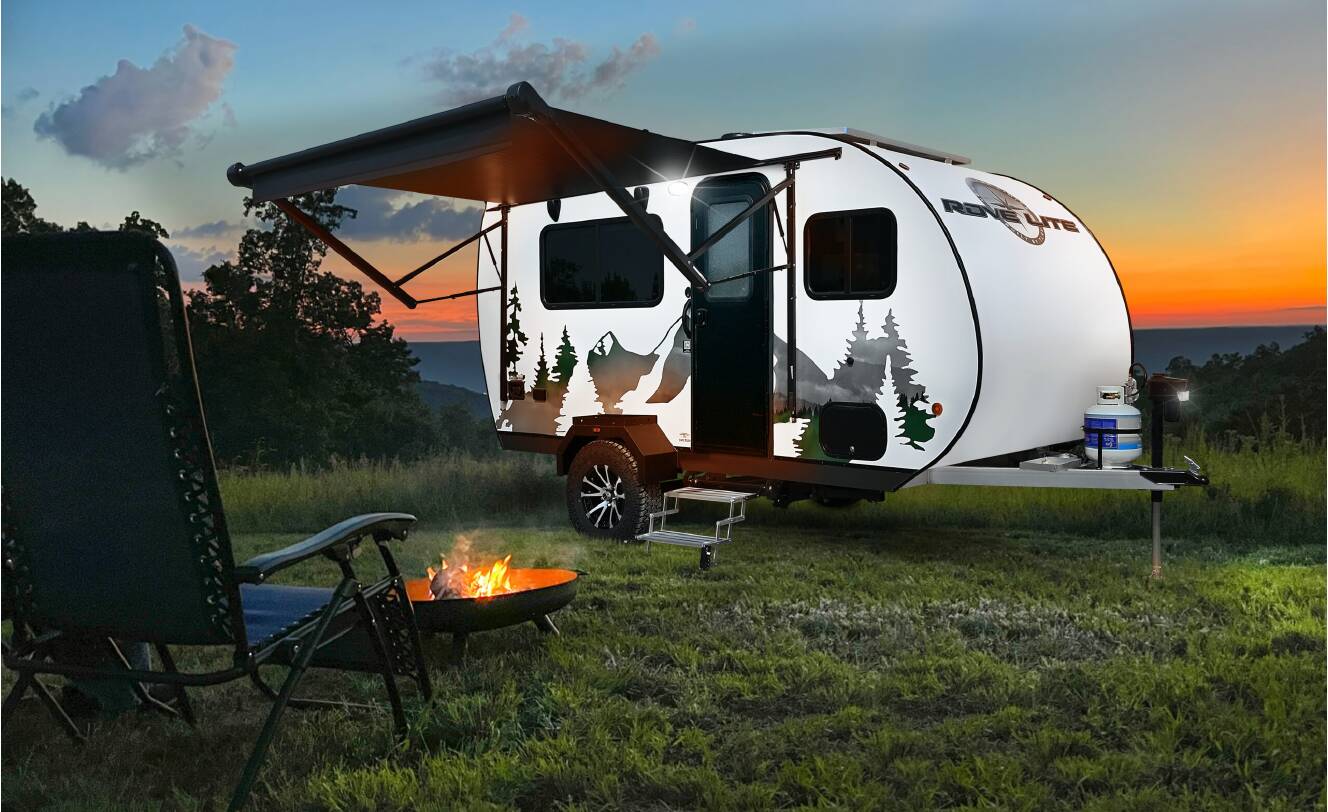 A photo of this 2025 Travel Lite ROVE LITE 14FL Off-Road