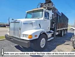 2003 WESTERN STAR 4900SA TRI-AXLE GRAPPLE TRUCK, CRANE TRUCK, KNUCKLEBOOMS, HAUL TRUCK.