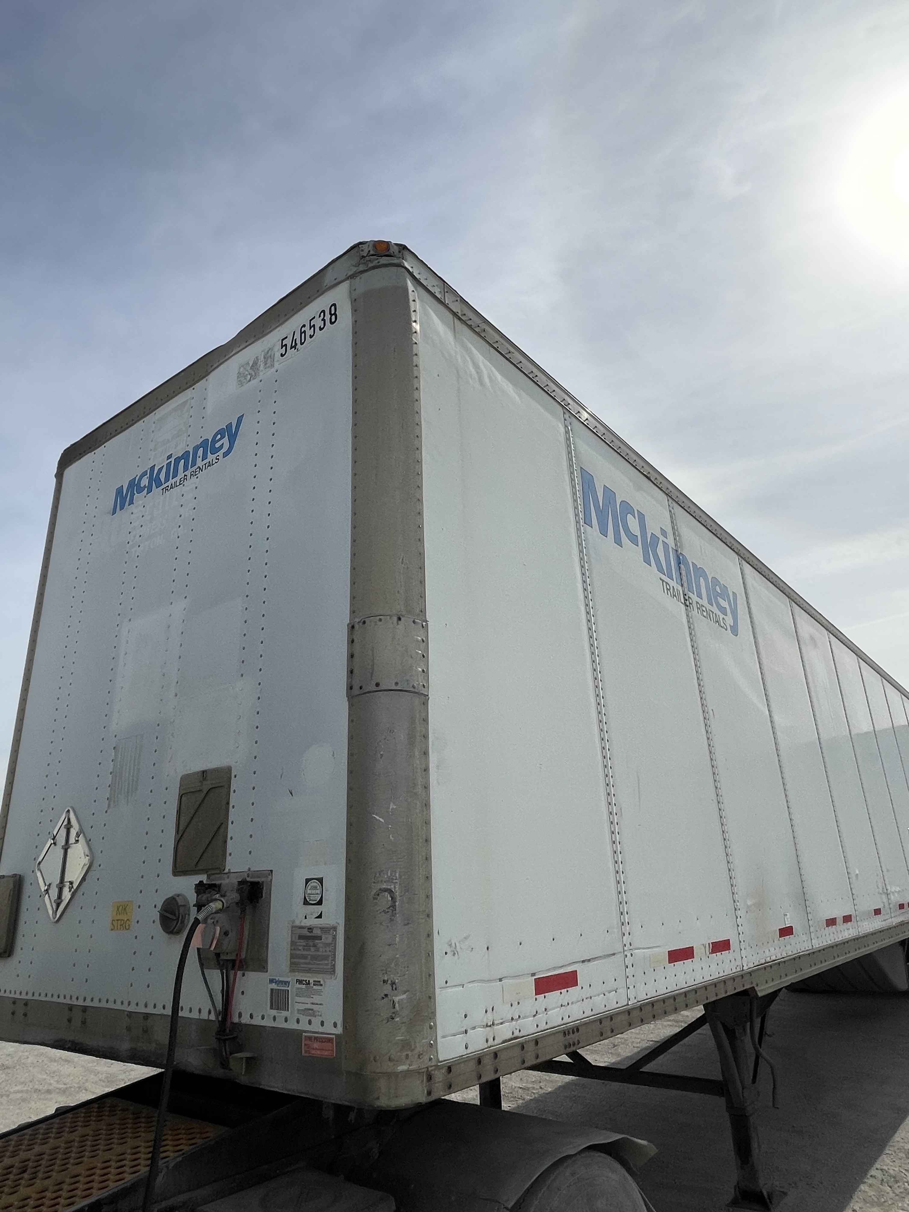 2001 WABASH PLATED-AIR RIDE-ALUMINUM ROOF in Stockton, CA