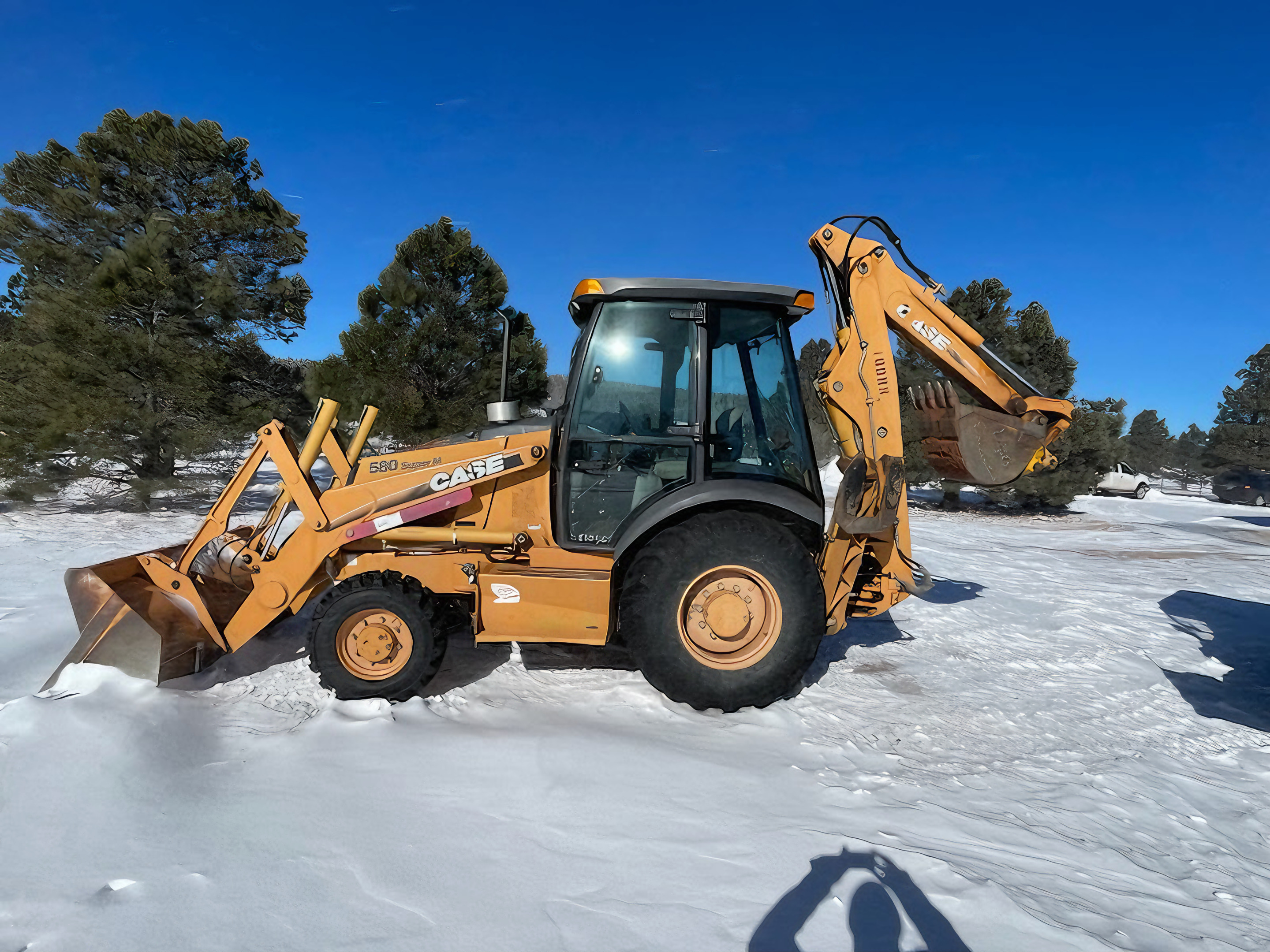 2012 CASE 580SM in Fontana, CA