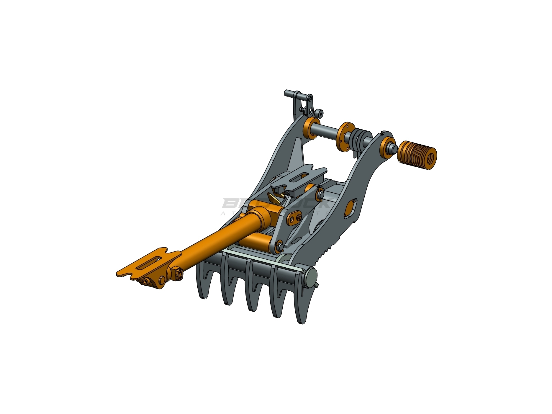 CATERPILLAR 5 TEETH PARTIAL ROTATION THUMB 36” PIN ON 311 312 314 in Irvine, CA