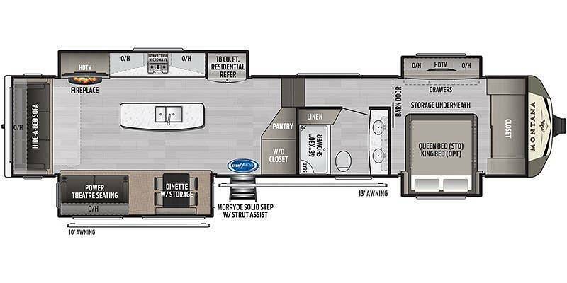 A photo of this 2020 Keystone Montana 3781RL