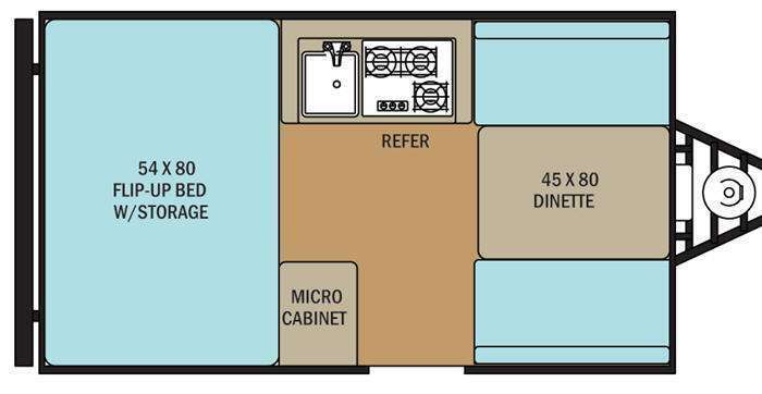 A photo of this 2016 Coachmen Rv Clipper Camping Trailers C12RB