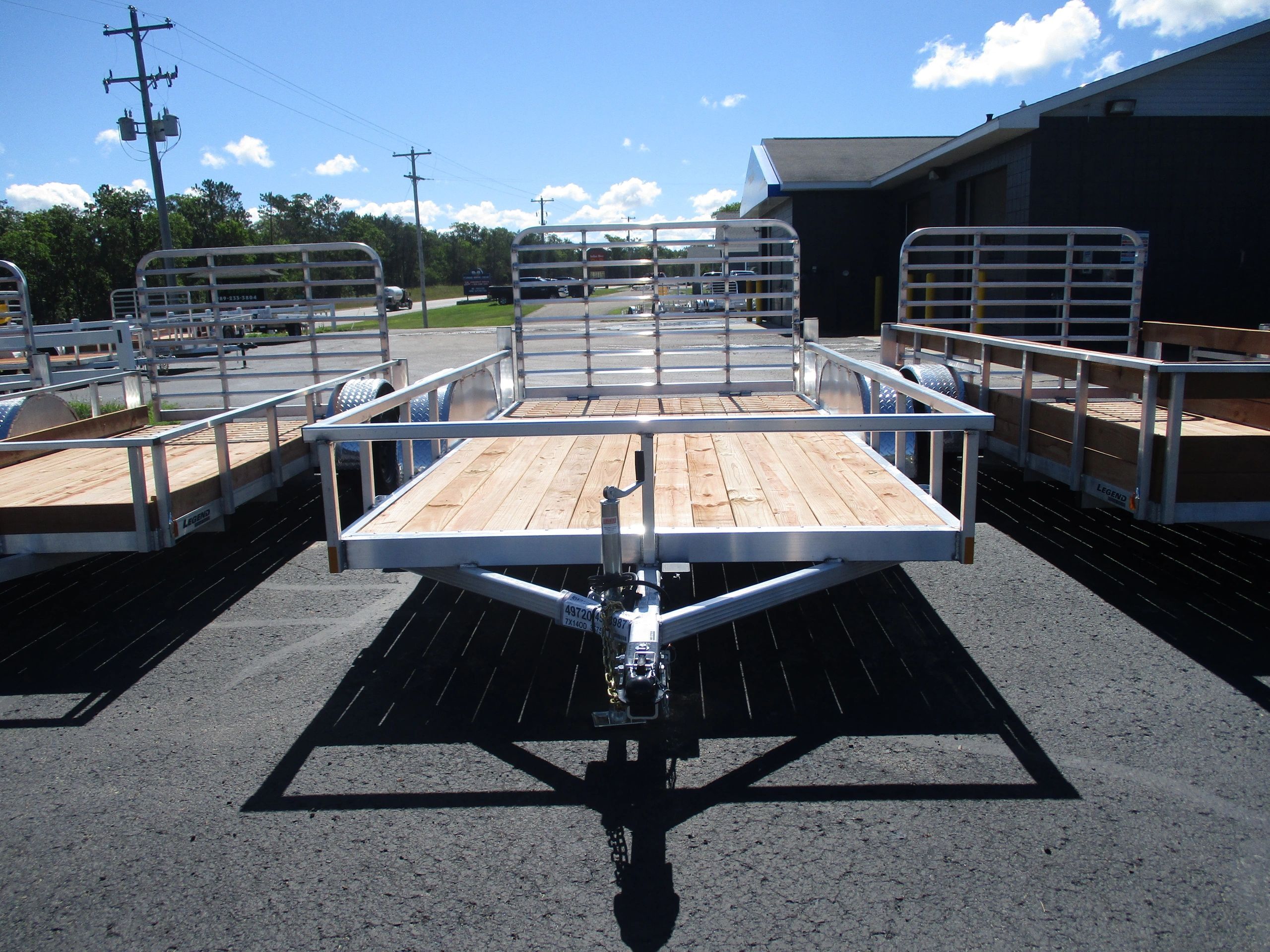 LEGEND 7X14 OPEN DELUXE TANDEM AXLE in Indian River, MI