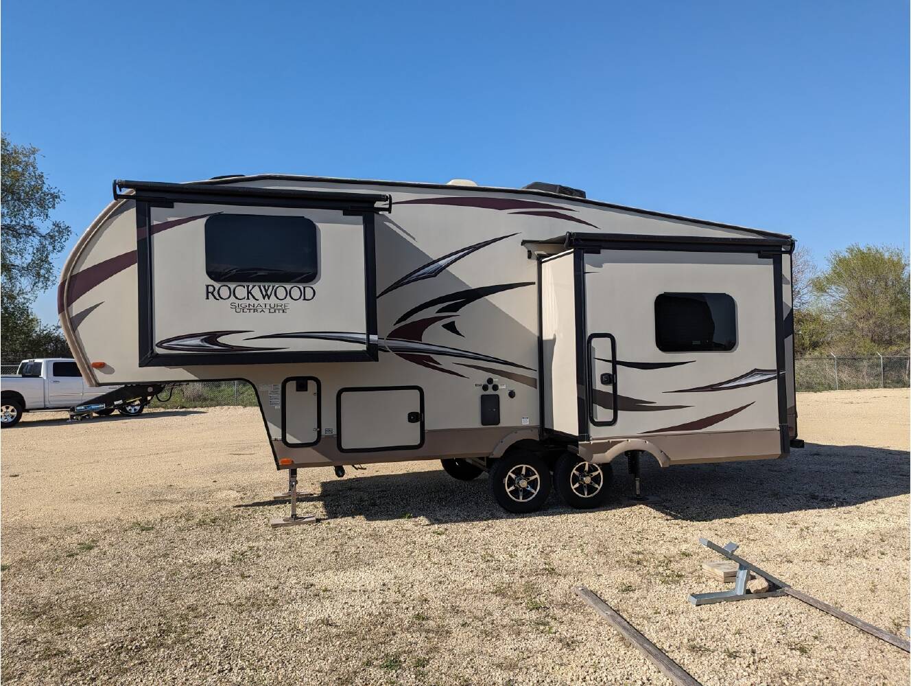 A photo of this 2018 Forest River ROCKWOOD SIGNATURE ULTRA LITE 8244BS