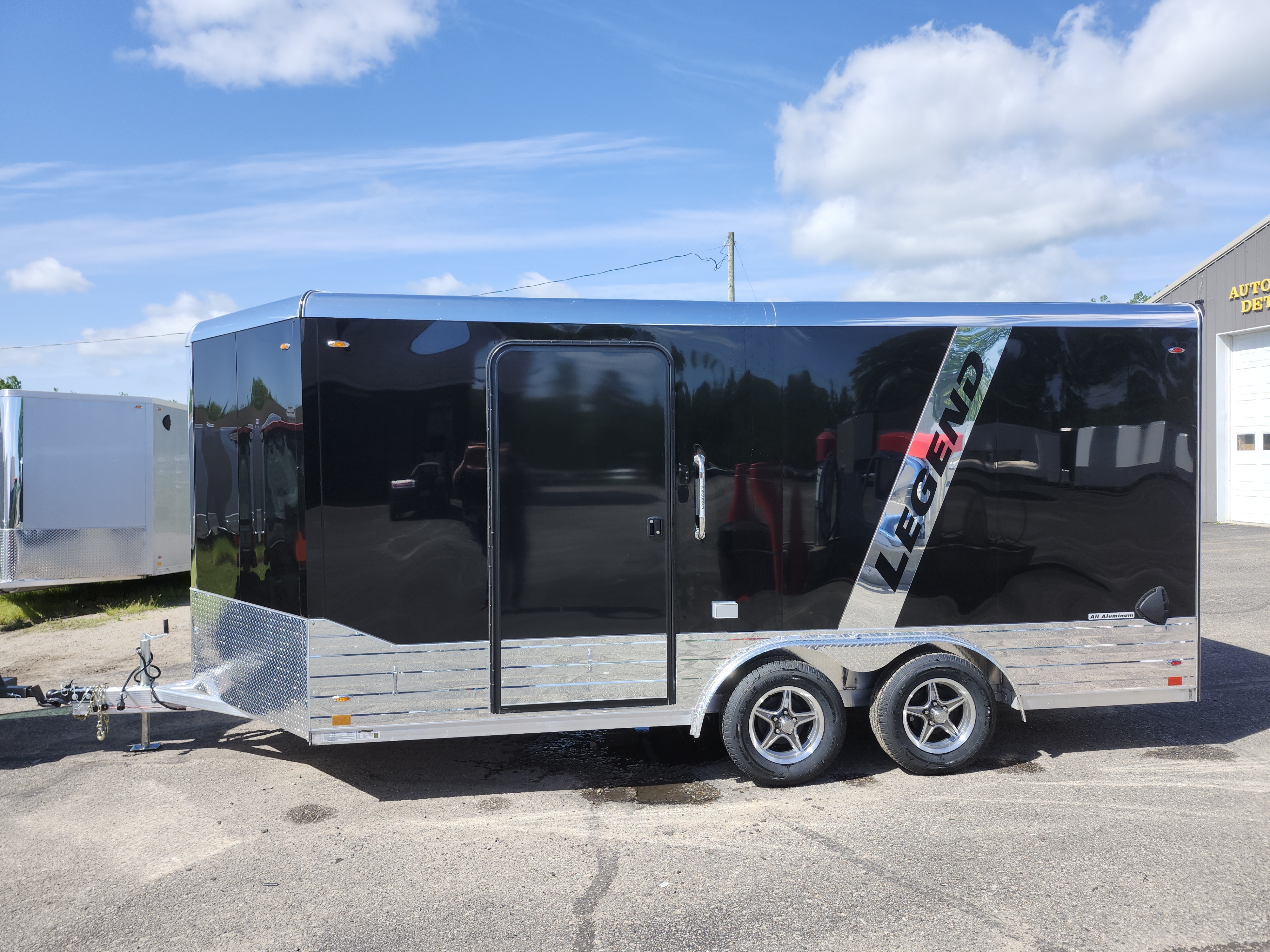 2025 LEGEND 8'x19' Deluxe V-Nose Enclosed Cargo Trailer in Indian River, MI
