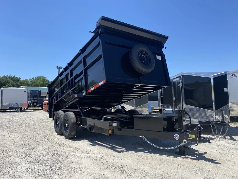 2026 QUALITY STEEL AND ALUMINUM PRODUCTS 7x14 Dump Trailer 4ft Walls 14K