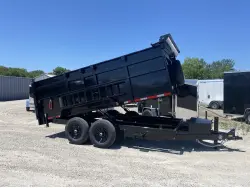 2026 QUALITY STEEL AND ALUMINUM PRODUCTS 7x14 Dump Trailer 4ft Walls 14K