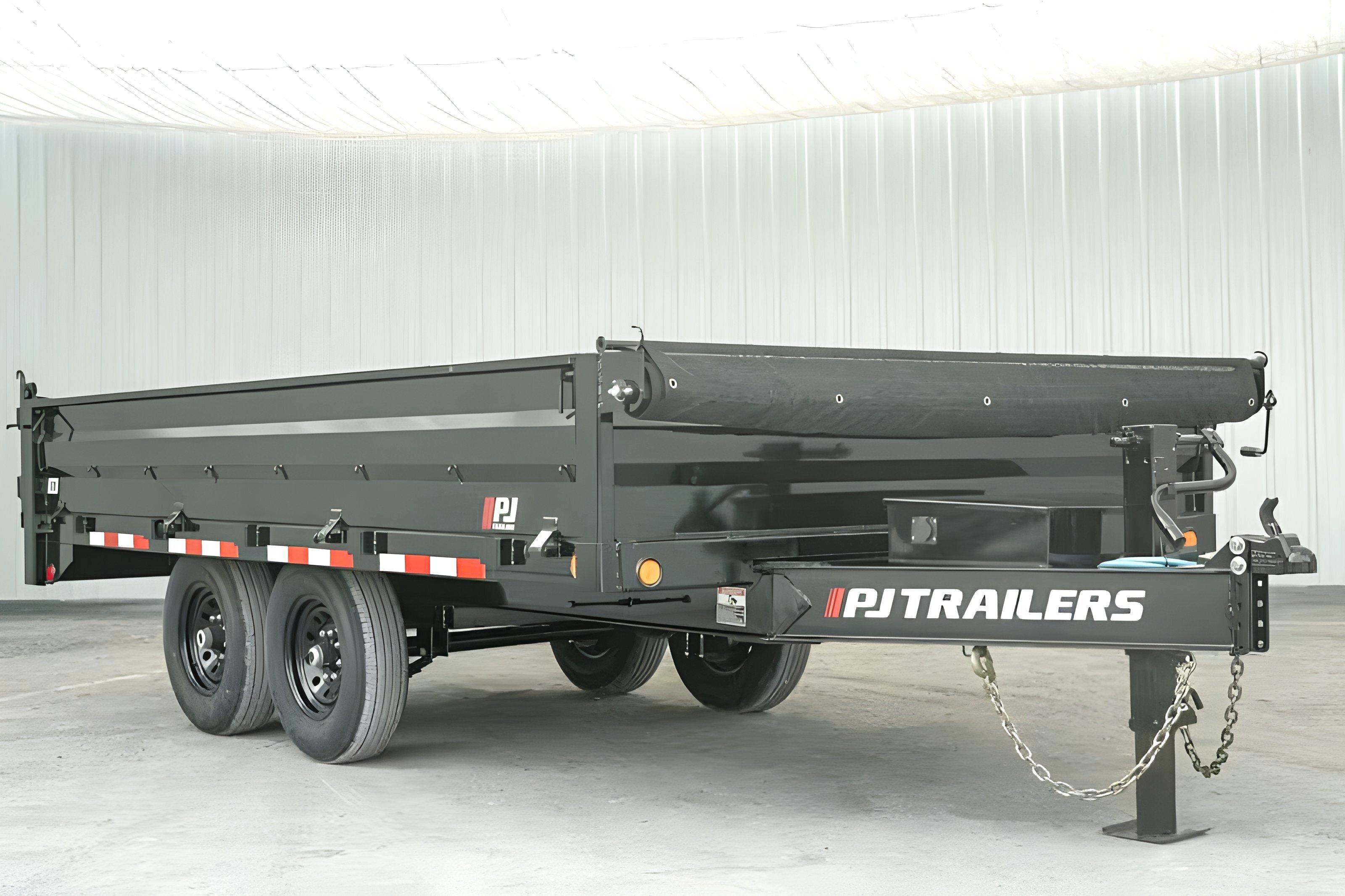 2023 PJ DUMP 14'L X 8' W Deckover Dump with Fold Down Sides in Portsmouth, NH