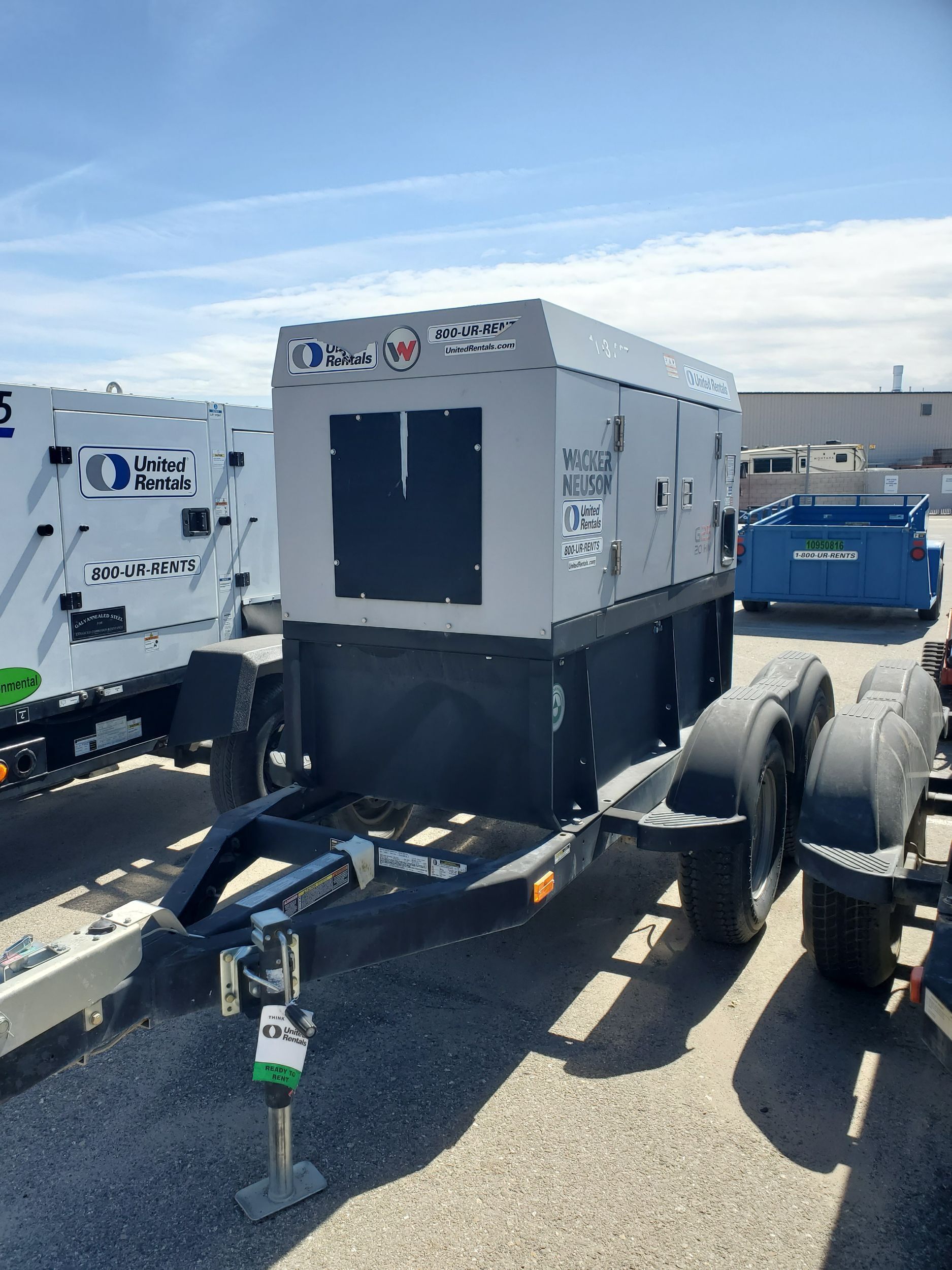 2019 WACKER NEUSON G 25 Diesel Generator in Santa Paula, CA