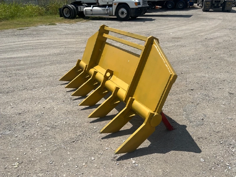 2026 Steelman Equipment 7 Foot Skid Steer Rake