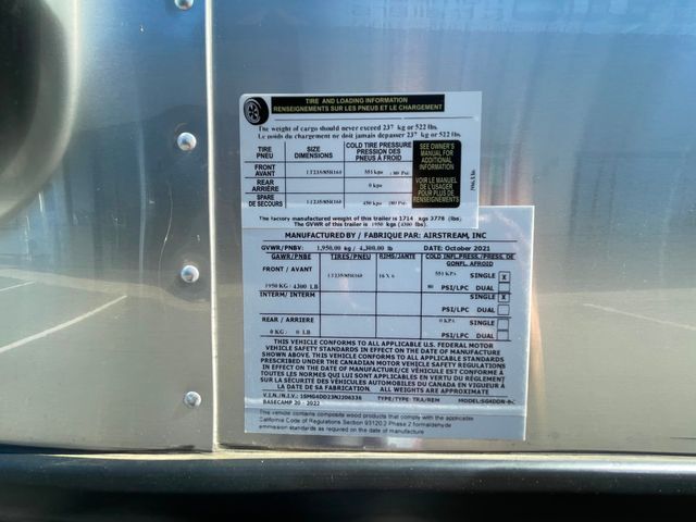2022 Airstream basecamp 20x