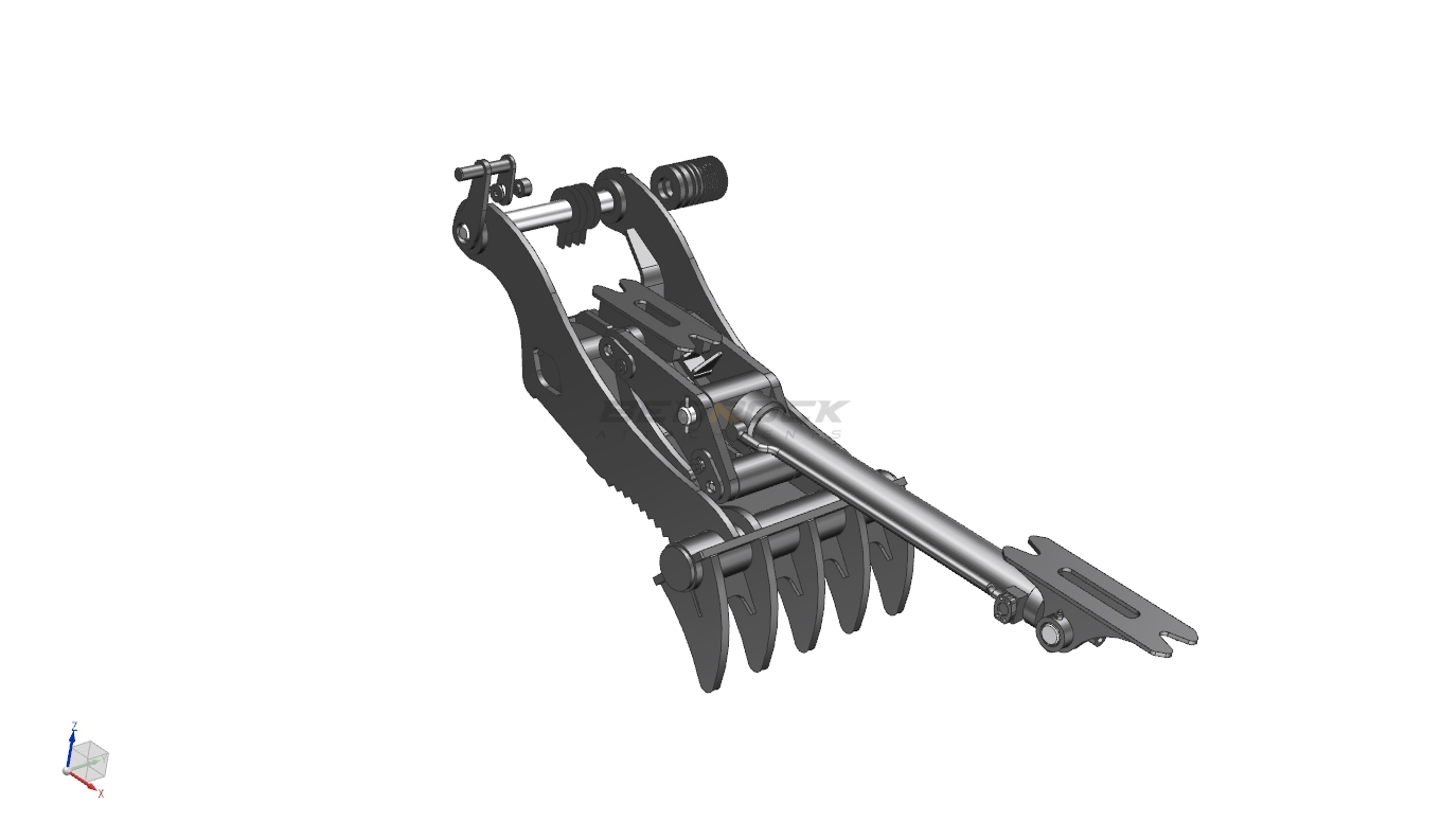 CATERPILLAR 5 TEETH PARTIAL ROTATION THUMB 54” PIN ON 330 336 in Irvine, CA