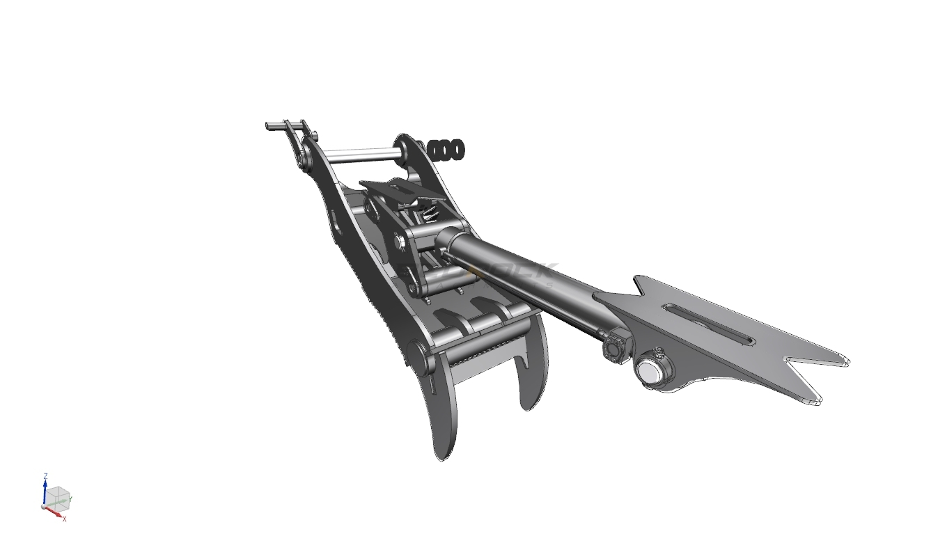 BEDROCK 2 TEETH PARTIAL ROTATION THUMB 54” PIN GRABBER 330 336 in Irvine, CA
