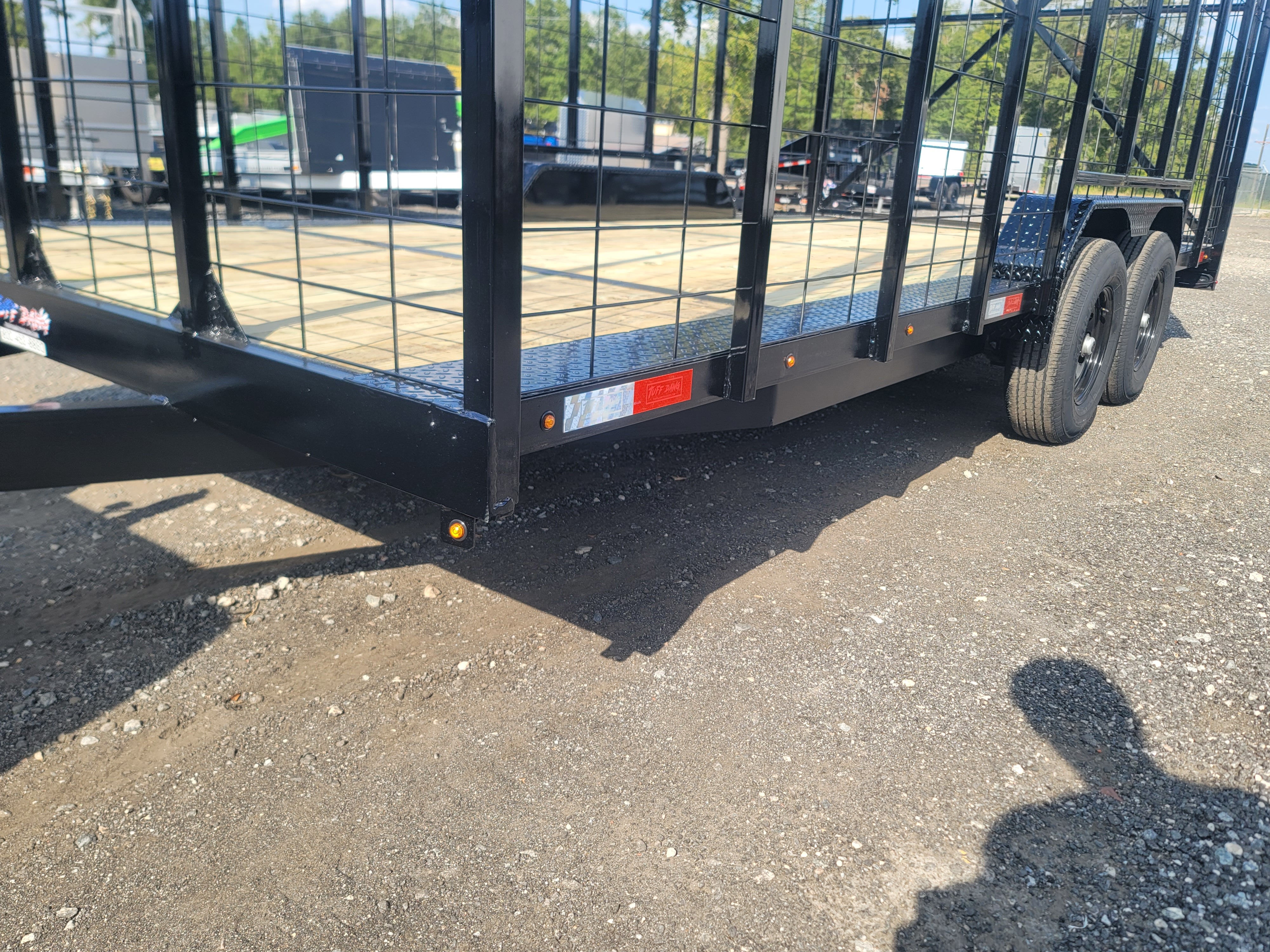 New 2024 Tuff Dawg Pinestraw 8x18 Trailer 18 Ft For Sale in Byron, GA