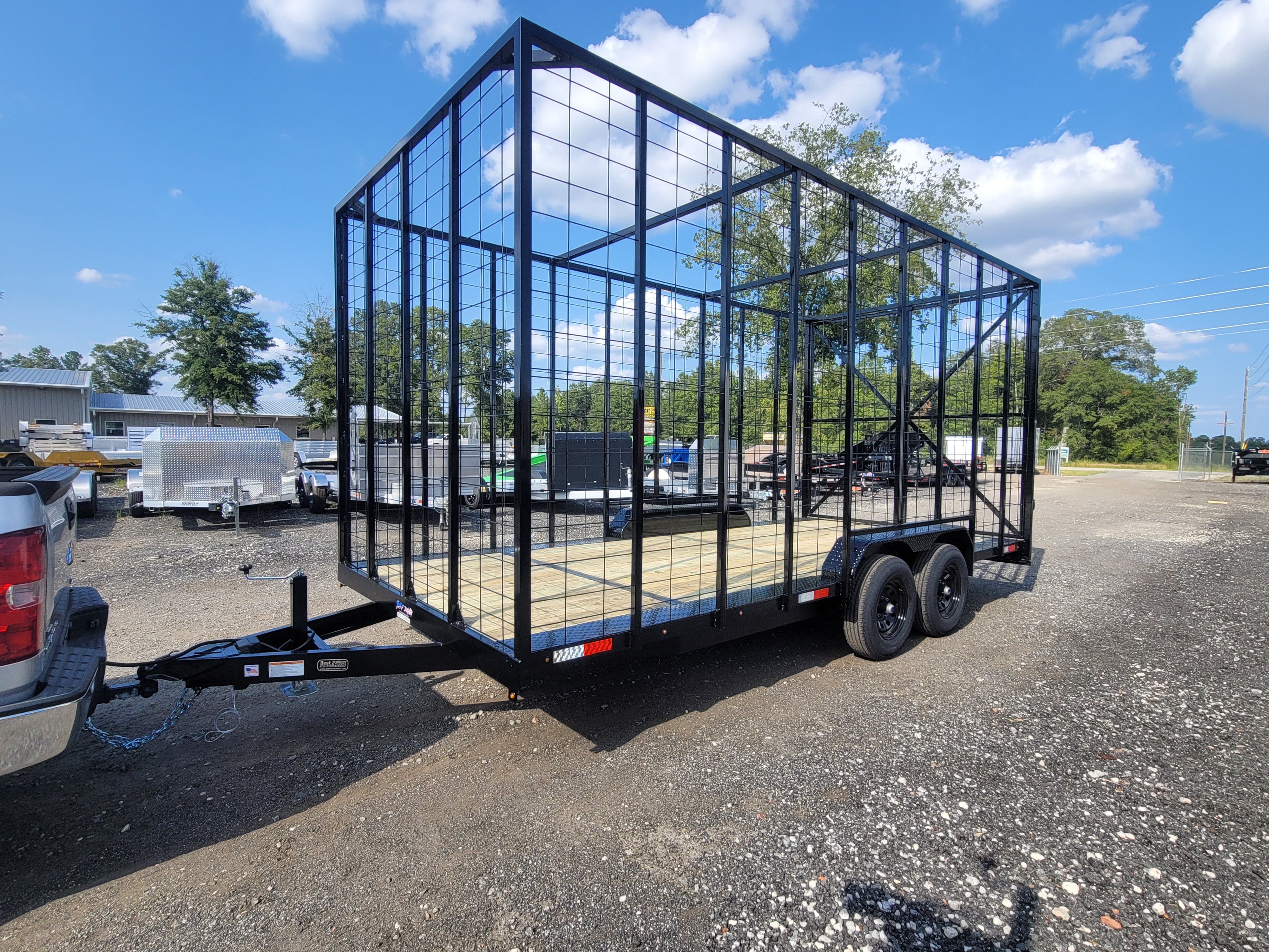 New 2024 Tuff Dawg Pinestraw 8x18 Trailer 18 Ft For Sale in Byron, GA