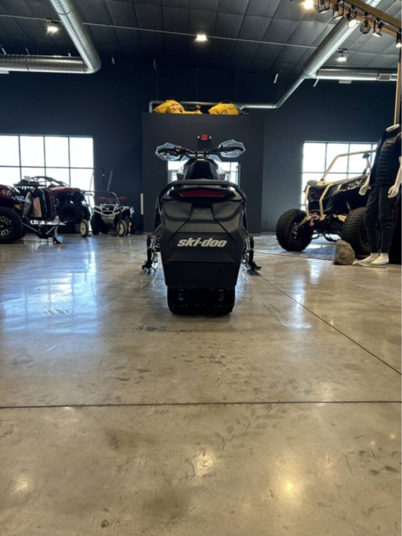 A photo of this 2021 Ski-Doo MXZ® X Rotax® 850 E-TEC® Ice R. XT 1.5 Black