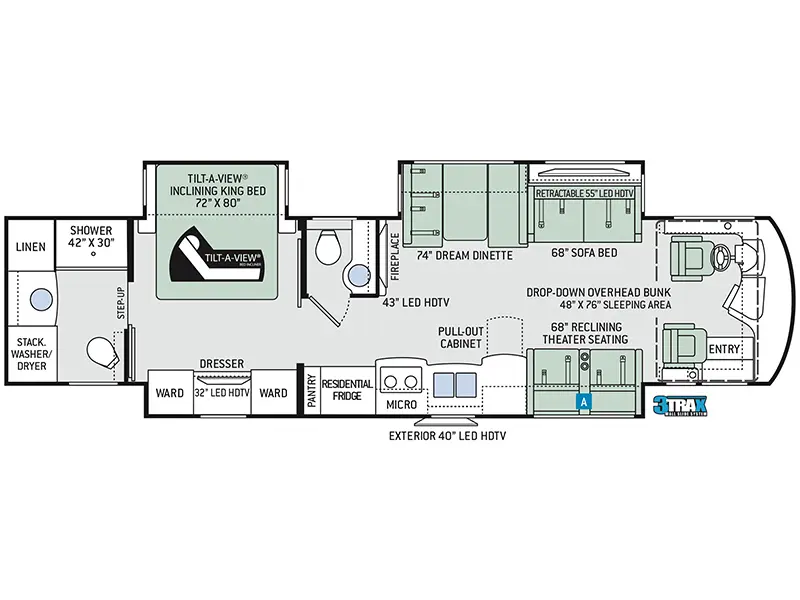 2019 Thor Motor Coach Aria 3901
