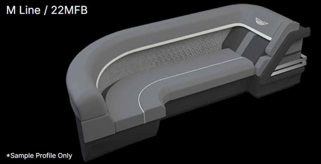 New 2025 Bennington 22MFB Quad Bench Tritoon For Sale in Wayzata