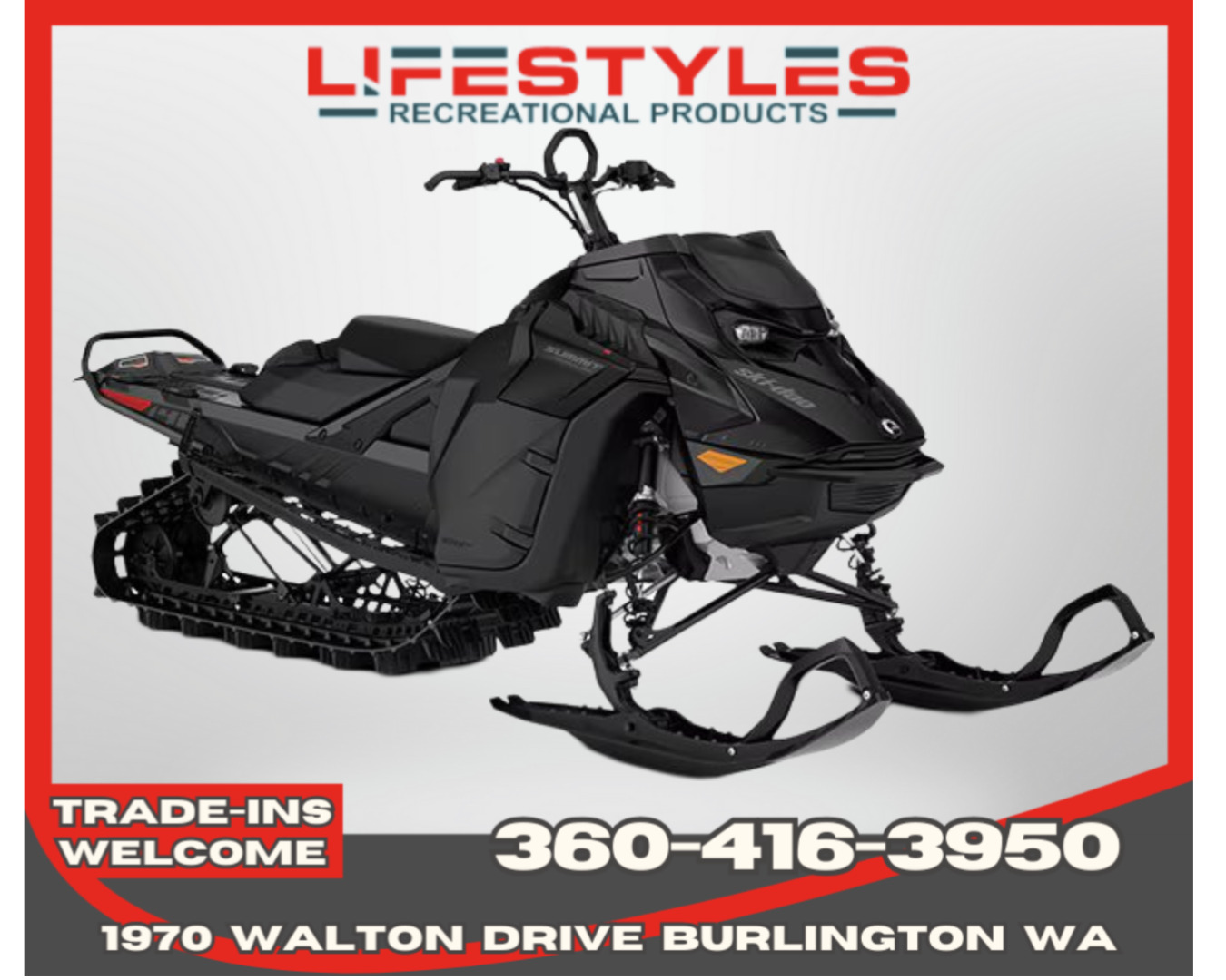Black Freeride™ 154 For Sale Near 60068 - Ski-Doo