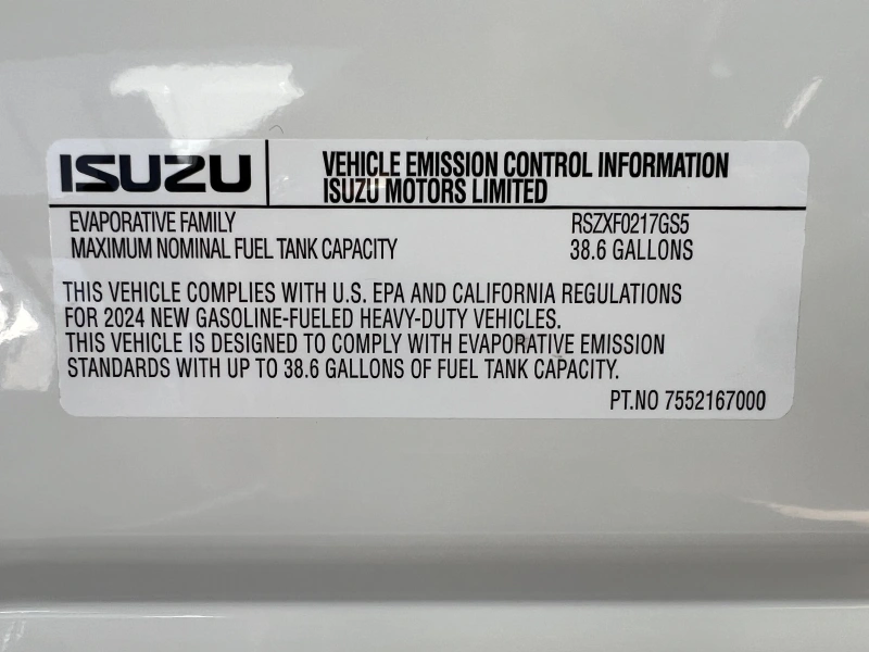 2025 ISUZU NRR GAS