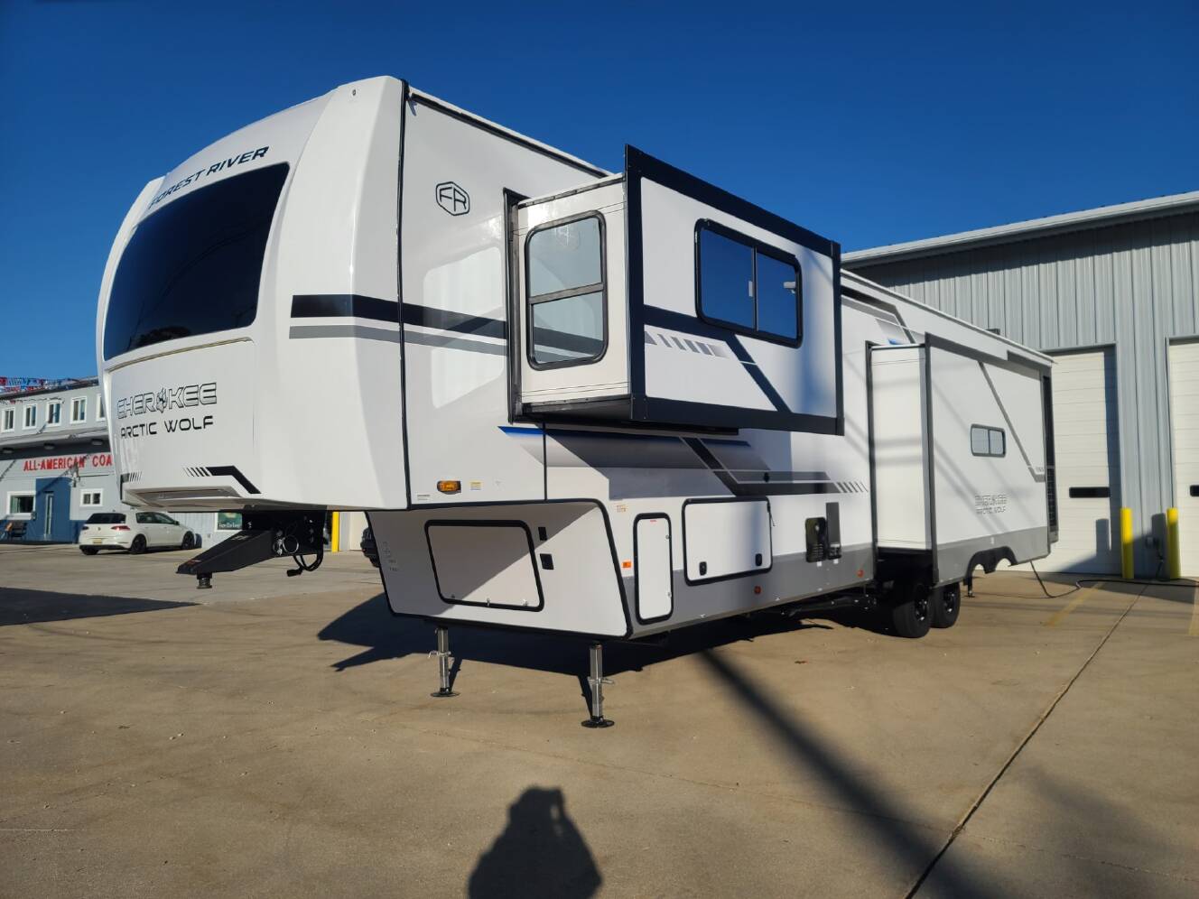 A photo of this 2025 Forest River Cherokee Arctic Wolf 3800DECK