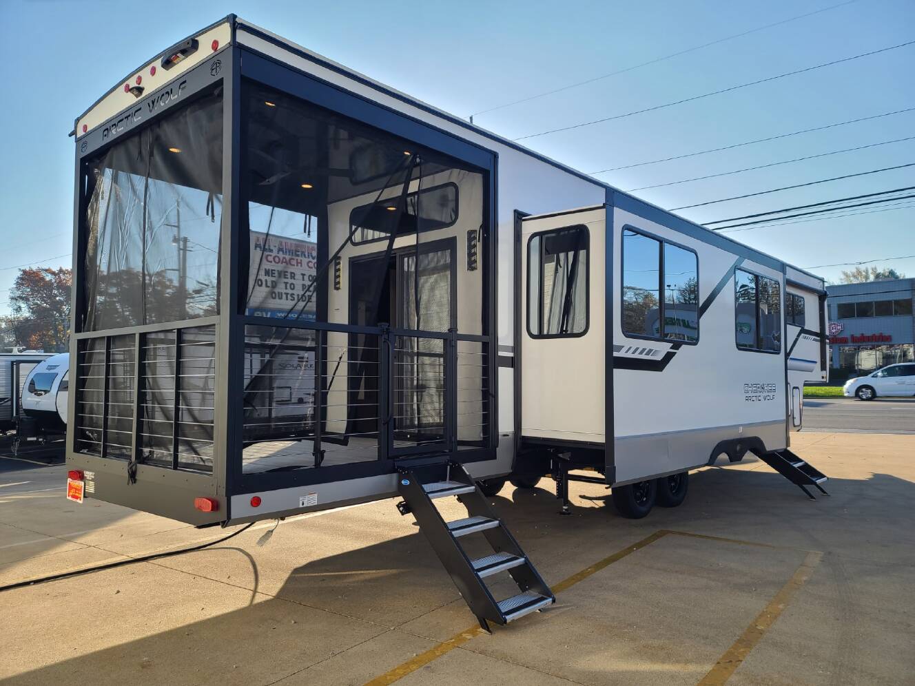 A photo of this 2025 Forest River Cherokee Arctic Wolf 3800DECK