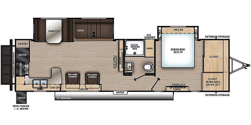 A photo of this 2021 Coachmen Catalina Legacy Edition 303rkds
