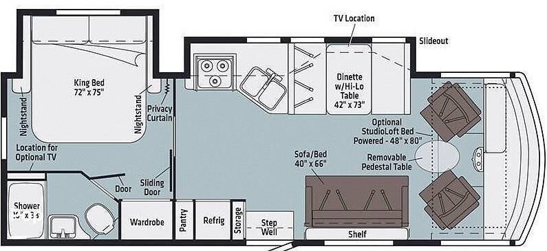 A photo of this 2019 Winnebago Vista 27PE