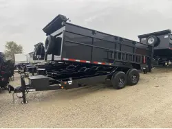 2026 QUALITY STEEL AND ALUMINUM PRODUCTS 83x16 Dump Trailer 4ft Walls