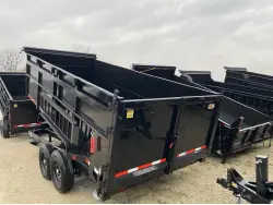 2026 QUALITY STEEL AND ALUMINUM PRODUCTS 83x16 Dump Trailer 4ft Walls