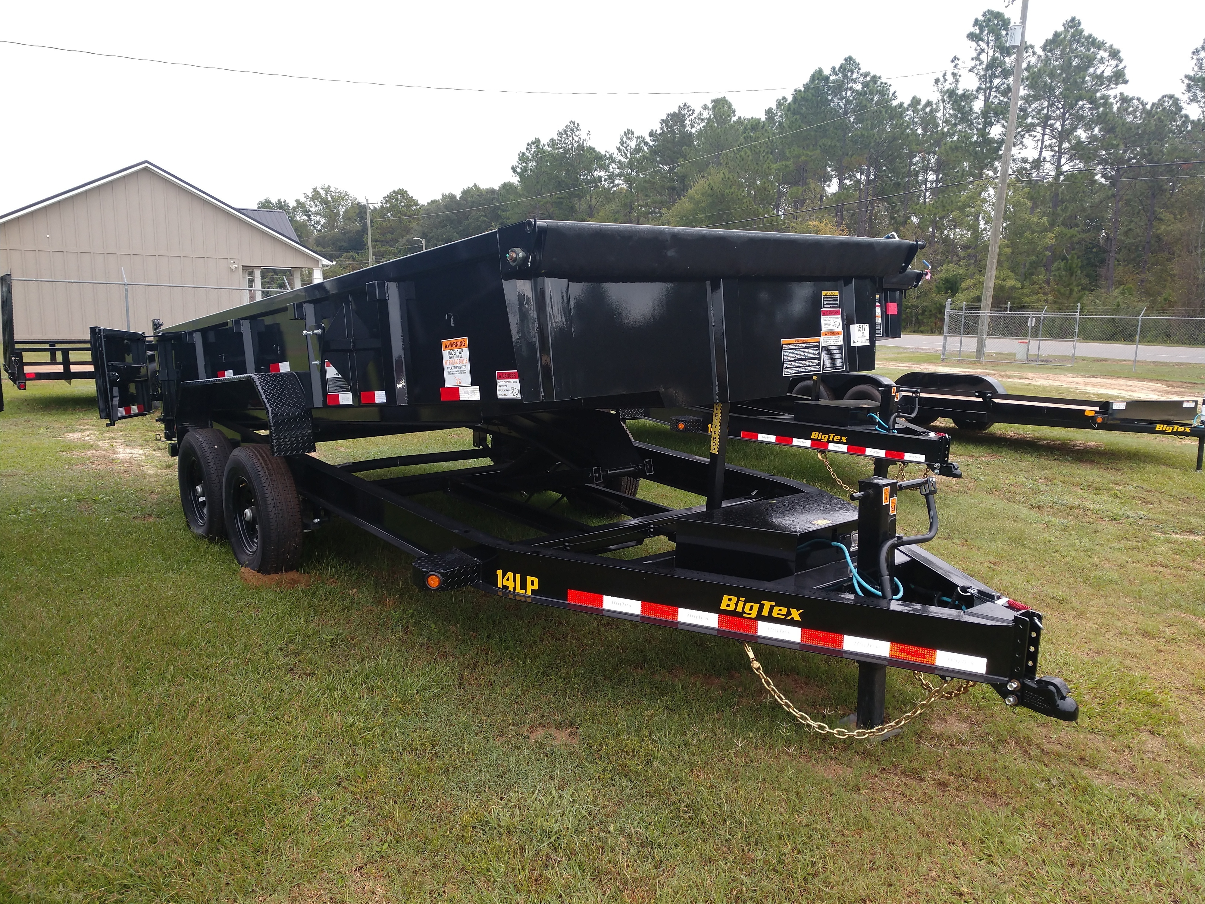 BIG TEX TRAILERS 7X16 DUMP TRAILER 14,000LB GVWR 7 TON 2' HIGH SIDES in Fort Myers, FL