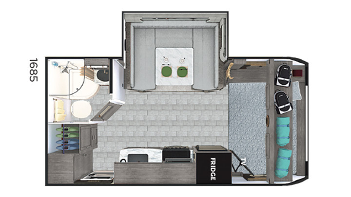 A photo of this 2023 Lance 1685