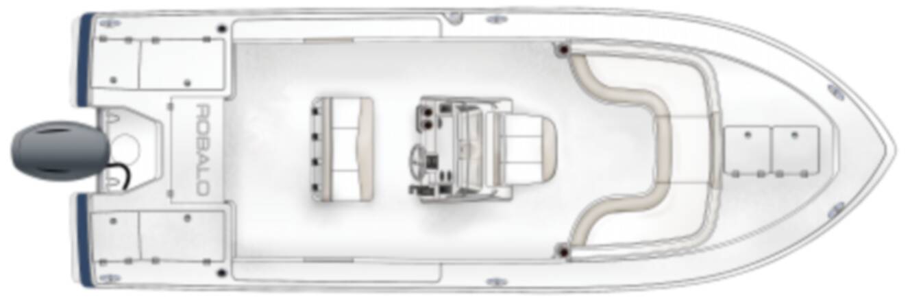A photo of this 2024 Robalo 226 Cayman
