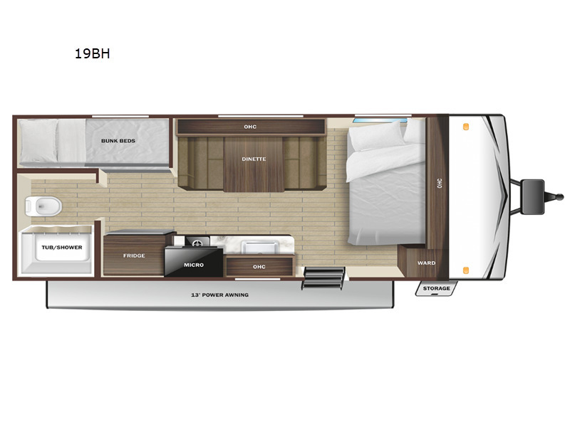 A photo of this 2025 Starcraft Autumn Ridge 19BH