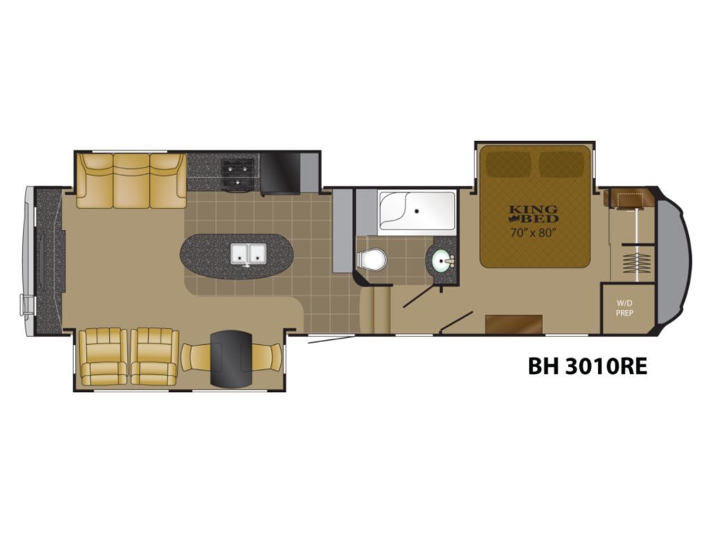 A photo of this 2014 Heartland Bighorn BH 3010RE