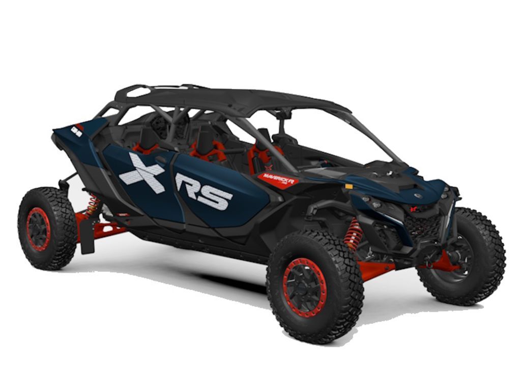 2025 Can-Am Maverick R Max X RS Dusty Navy & Legion Red in lawton OK