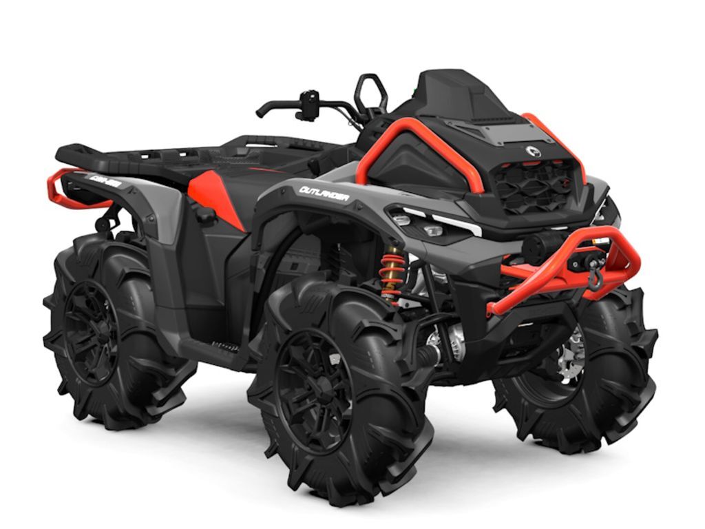 2025 Can-Am Outlander X mr 1000R Granite Grey & Legion Red in lawton OK