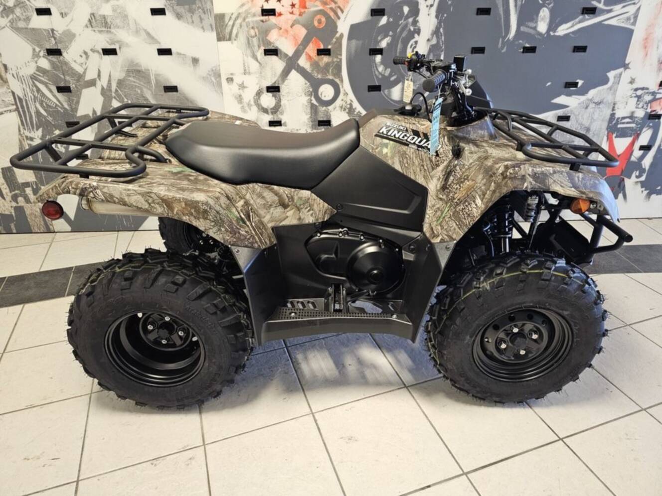 A photo of this 2025 Suzuki KingQuad 400ASi Camo